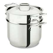 All-Clad Gourmet Accessories, Pasta Pot with Perforated Insert and lid, 6 quart