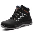 thumbnail image 3 of Botas de seguridad Botas de trabajo Impermeables Cómodas Cálidas Durables Felpa (45 ) Negro, 3 of 8