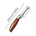 thumbnail image 3 of Outdor 2 In 1 Functional Vegetable Peeler For Kitchen With Wooden Handle And Stainless Steel Kitchen For Potato Fruit Pineapple Pumpkin Carrot Veggie Peele, 3 of 6
