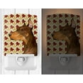thumbnail image 2 of Carolines Treasures SS4388CNL Doberman Fall Leaves Portrait Ceramic Night Light, 2 of 2