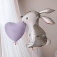 thumbnail image 3 of 5 globos de conejito de Pascua con forma de conejo de bosque, 3 of 6