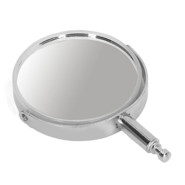 Réflecteur Concave Plan pour Microscope, Miroir Réfléchissant Pratique à 2 Côtés pour Changer le Chemin de la Lumière, Rotation à 360 Degrés pour Expérience, Support en Métal, Support en Plastique