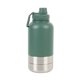 thumbnail image 1 of Portable 3-in-1 Travel Hiking CampingWater Bottle, Food & Hydration Bottle - Dual Use for Humans & Pets with Detachable Bowls, Stainless Steel moss green ﻿, 1 of 4