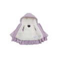 thumbnail image 6 of Rokka&Rolla Toddler Girls' Ruffle Winter Coat Fleece Lined Kids Jacket, 6 of 8