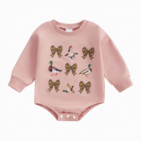 Ymyiu Baby Winter Clothes Baby 1-Pack Long Sleeve Side-Snap Kimono Bodysuits Cotton for Infant Baby Boys, Girls, Unisex 0 3 Months(Light Pink, 0-3 Months)