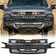thumbnail image 1 of AMERICAN MODIFIED Grille d'Armure pour Chevy Silverado 1500 2019-2021, Noir Mat, 1 of 12