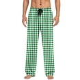 thumbnail image 4 of purcolt Mens Plaid Pajama Pants Drawstring Elastic Waist Lightweight Sleep Pants Lounge Pants Sleepwear PJ Bottoms with Pockets, 4 of 7