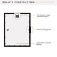 thumbnail image 5 of MCS Foundation 13.5x40 Poster Frame Traditional Black, Vertical & Horizontal Wall Hanging Large Picture Frame for Photos, Panoramics, Posters & Art Prints (1-Pack), 5 of 10