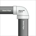 thumbnail image 6 of Supply Giant 2" x 1-1/4" 90 Degree Black Pipe Fitting Reducing Street Elbow Cast Iron, 6 of 6