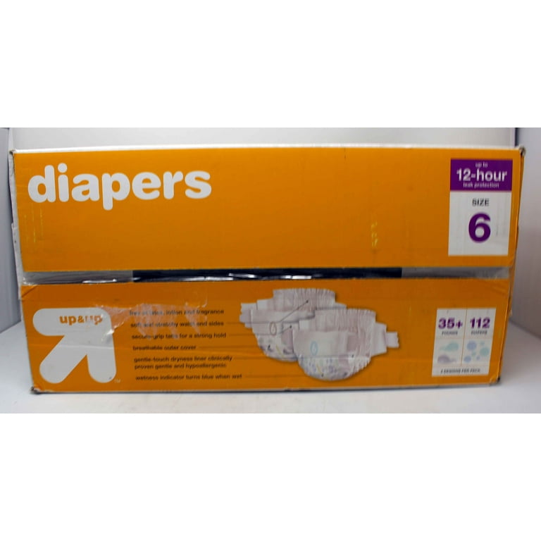 Target up and up diapers cheap size 6