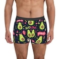 thumbnail image 4 of Wukai Avocado Love Print Men’s Underwear Breathable Boxer Briefs,&nbsp;Moisture Wicking & Breathable-, 4 of 7