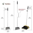thumbnail image 6 of Eyliden Broom and Dustpan Combo Set for Home Hardwood Floor with Long Handle to 50", Dark Grey, 6 of 9