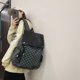 thumbnail image 3 of Mochila de cuero suave para mujer, mochila de viaje casual, AZUL JAMW Sencillez, 3 of 5