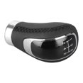 thumbnail image 4 of Perilla de palanca de cambios de coche Universal palanca de cambio de cabeza palanca de balonmano de cuero Universal para coche negro, 4 of 12