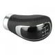 thumbnail image 4 of Perilla de palanca de cambios de coche Universal palanca de cambio de cabeza palanca de balonmano de cuero Universal para coche negro, 4 of 12