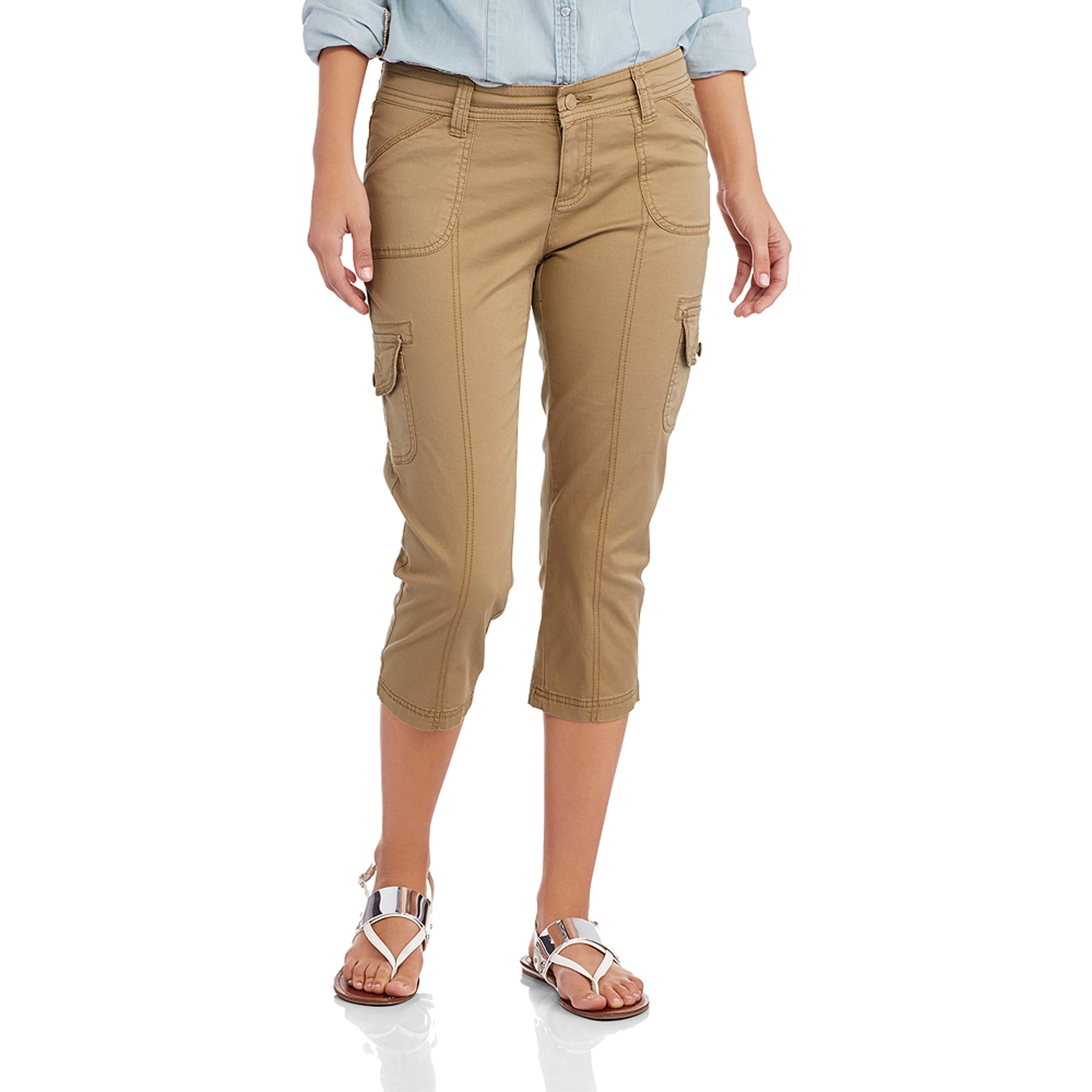 cargo capri pants for women - Pi Pants