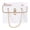 White, variant on Dserhfy Flower Paper Gift Box with Metal Chain Bouquet Storage Bucket Small Florist Handbag Gift Craft Wrap Bag for Wedding Party Valentine's Day Birthday Mother's Day Bridal Shower