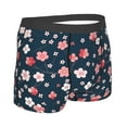 thumbnail image 3 of Bingfone Cherry Blossoms Men's Underwear - Casual Stretch Boxer Briefs-X-Large, 3 of 9