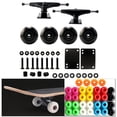 thumbnail image 4 of S SERENABLE Accessoires de Skateboards Professionnels, Roues de Longboard, Patins de Levage, Entretoises, Extérieur, Roues Noires, 4 of 9