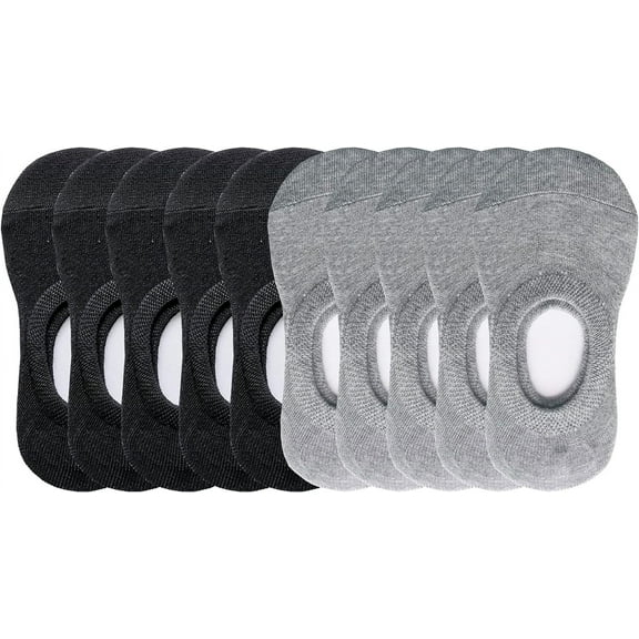 Toddler Little Boys Girls No Show Liner Cotton Socks Thin Multi Solid Color White Summer 10 Pack 2T-12Years