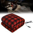 thumbnail image 2 of Portable 12V Heated Car Blanket Fleece Electric Throw with Long Cord for Car Truck SUV RV Winter Travel Camping Warm Comfort, 2 of 7