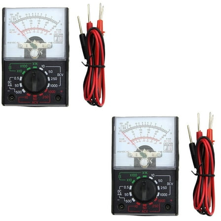 Set of 2 Electrical Resistance Tester Compact Multimeter