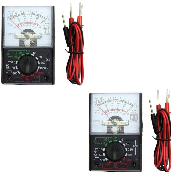 Set of 2 Electrical Resistance Tester Compact Multimeter