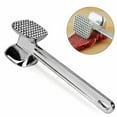 thumbnail image 4 of OPDBN Large 24cm Aluminum Alloy Meat Hammer Steak Hammer Meat Hammer Household Large Loose Meat Beef Hammer Double-Sided Meat Hammer, 4 of 7