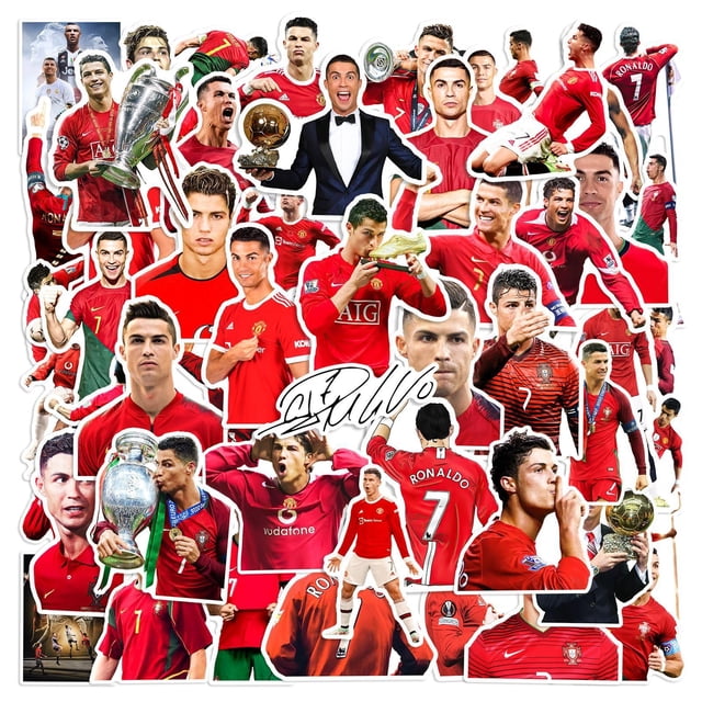 CZSWMD Cristiano Ronaldo, jugador de fútbol, 50 stickers
