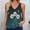 D Green, variant on ITSAME Women's Tank Tops, Sleeveless Retro Prints V-Neck Summer Casual Loose Basic Blouse Navy XL