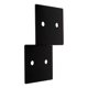 thumbnail image 1 of Soporte de Montaje National Hardware N800-209 Acero Negro 5x13 cm, 1 of 7