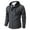 Dark Gray(New), variant on PNTUTB Mens Casual Full Zip Warm Fashion Solid Color Drawstring Hooded Long Sleeve Coat with Pockets