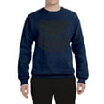 thumbnail image 2 of Burt Macklin Parks and Recreation Pop Unisex Crewneck Graphic Sweatshirt, Vintage Heather Navy, 3XL, 2 of 3