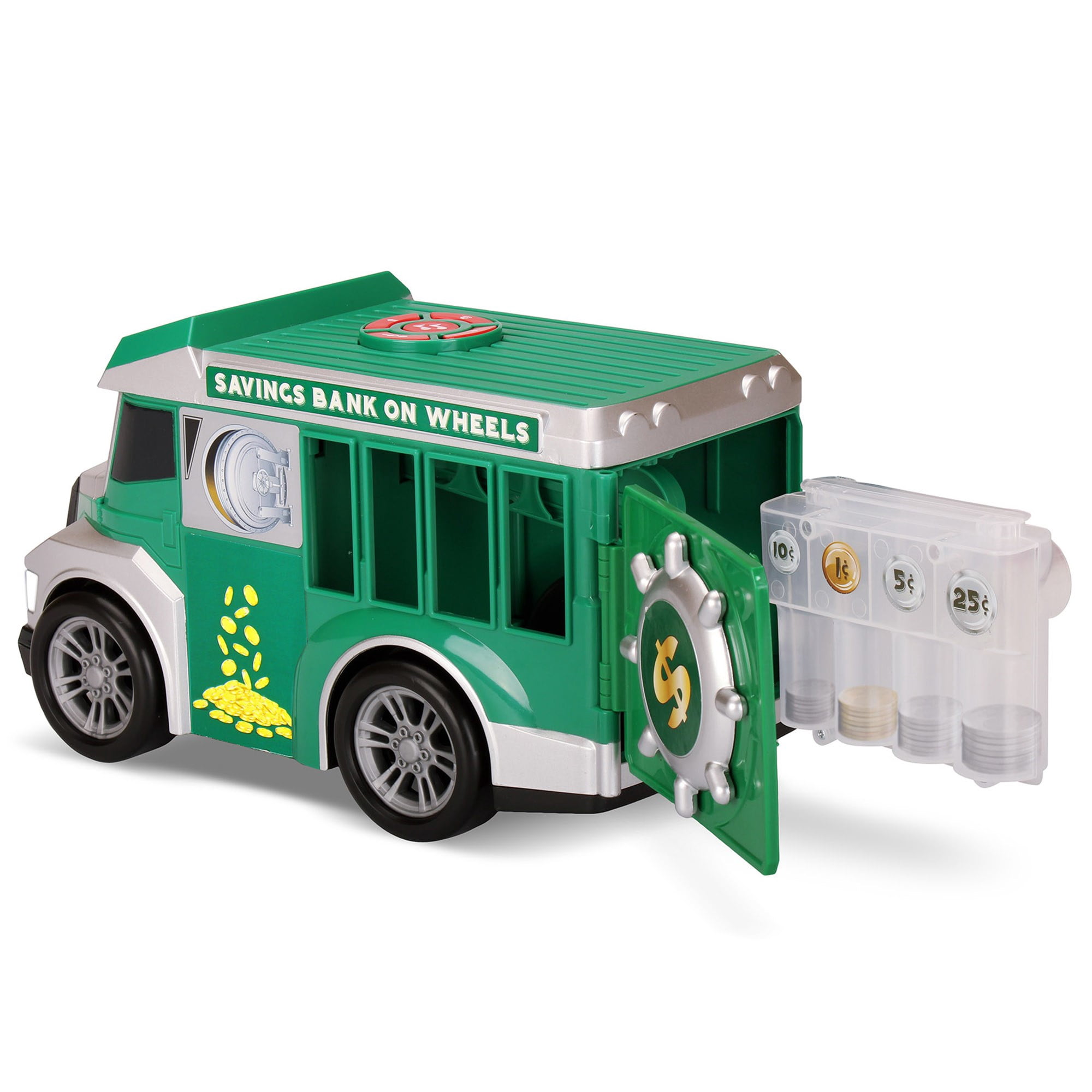 10" Road Rocker Sort N' Save Bank Truck W/ Lights & Sounds
