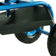 thumbnail image 6 of Sunnydaze Rolling Garden Cart Scooter with Wheels, 360 Swivel Seat, and Utility Tool Tray, Blue, 6 of 9