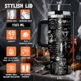 thumbnail image 4 of Vaso GEPOSTORE Jack Sally con mango de acero inoxidable de 1,2 L, 4 of 7