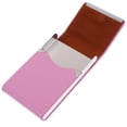 thumbnail image 4 of MasteelfCA Business Card Holder Metal Business Card Pocket Leather Card Case Business Card Case, 4 of 8