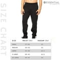 thumbnail image 7 of Essential Elements 3 Pack: Men's Active Performance Lounge Casual Tech Fleece Sweatpants XX-Large, Set C, 7 of 7