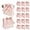 Pink,24PCS, variant on 50 Pcs Small Thank You Gift Bags, Mini Party Favor Bag Treat Box with Bow Ribbon, Pink Paper Gift Bags Bulk for Wedding, Birthday, Bridal Shower, Baby Shower (4.5x1.8x4 Inch)