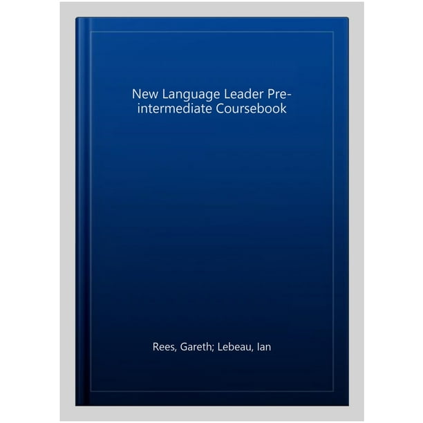 New Language Leader Pre-Intermediate Coursebook - Walmart.com