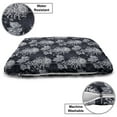 thumbnail image 3 of Floral Pet Bed, Gothic Flower Bouquet Chrysanthemum Blooming Harvest Baroque Motif, Chew Resistant Pad for Dogs and Cats Cushion with Removable Cover, 24" x 39", Indigo Pale Grey, by Ambesonne, 3 of 4