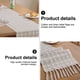 thumbnail image 3 of Table Runner Table Runner Boho Table Runner Pantalones de mesa de lino Fall Table Runner para Dresser Mesa de centro Comedor 13 x63, 3 of 5