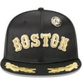 thumbnail image 2 of Men's New Era  Black Boston Red Sox 2025 59FIFTY Day Gold Leaf 59FIFTY Fitted Hat, 2 of 5