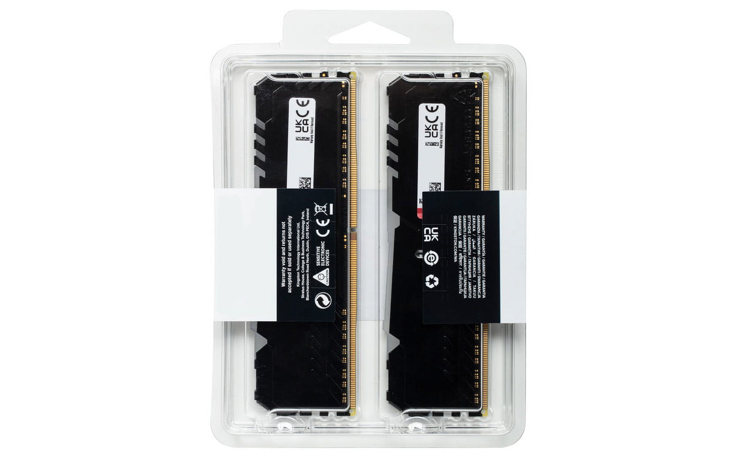 Kingston FURY Beast RGB 16GB (2x8GB) 2666MHz DDR4 CL16 Desktop Memory Kit of 2 KF426C16BBAK2/16 - image 5 of 5
