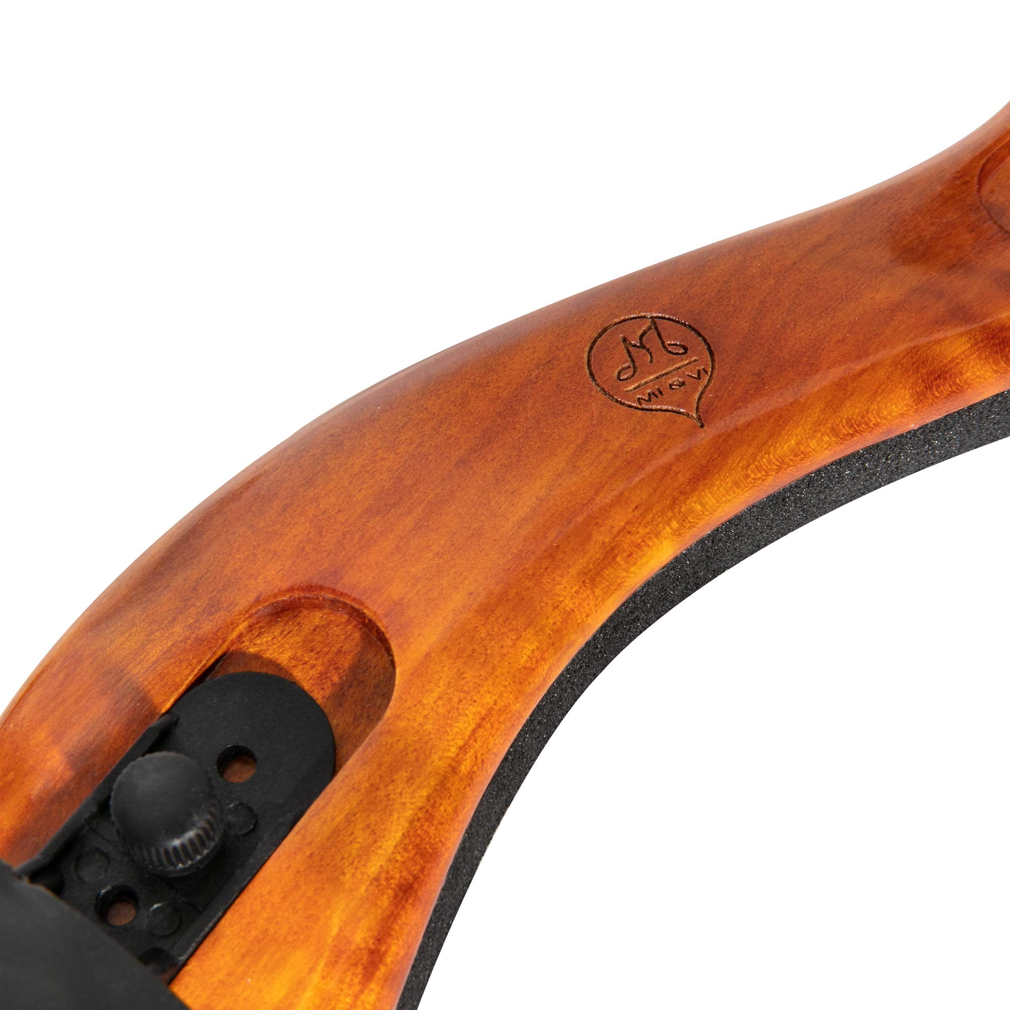 MI&VI Violin Shoulder Rest - Real Maple Wood | Collapsible | Adjustable | Height Adjustable Feet | Excellent Support Grip (Violin 4/4-3/4& Viola 14"-13")