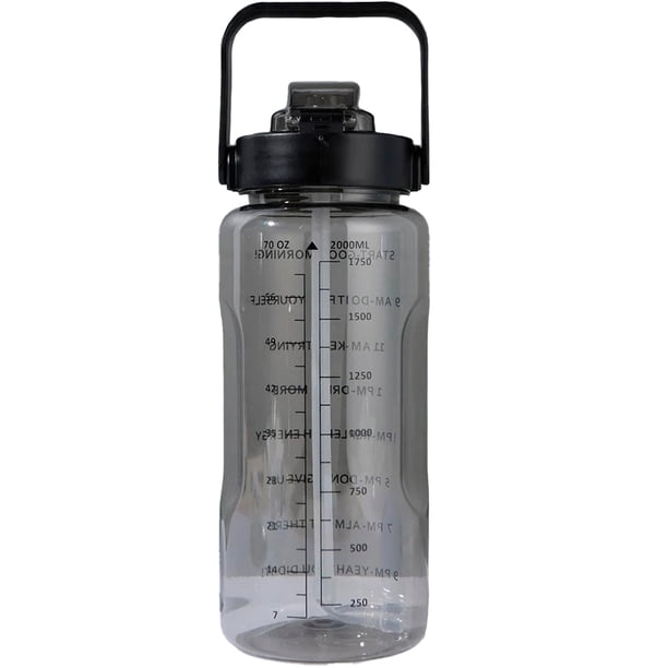 Botella De Agua Shendy Vendy Deportiva 2 Lts Con Popote