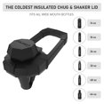 thumbnail image 5 of The Coldest Chug Lid and Shaker Lid for Wide Mouth Bottles for Protein Shakes, Healthy Shakes, Gym Lid (Purple), 5 of 6