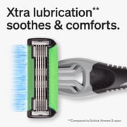 Schick Xtreme 5-Blade Sensitive Disposable Razors for Men, 2 Count