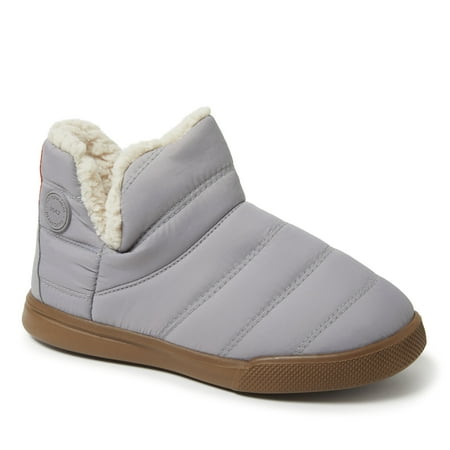 

Dearfoams Women s Dara Nylon Sport Lounge Bootie Slipper Indoor/Outdoor