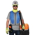thumbnail image 4 of Chill-Its 6667 Wet Evaporative PVA Cooling Vest with Zipper, PVA, Medium, Blue, 4 of 6